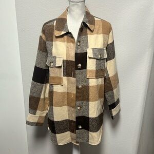 New Lush plaid jacket